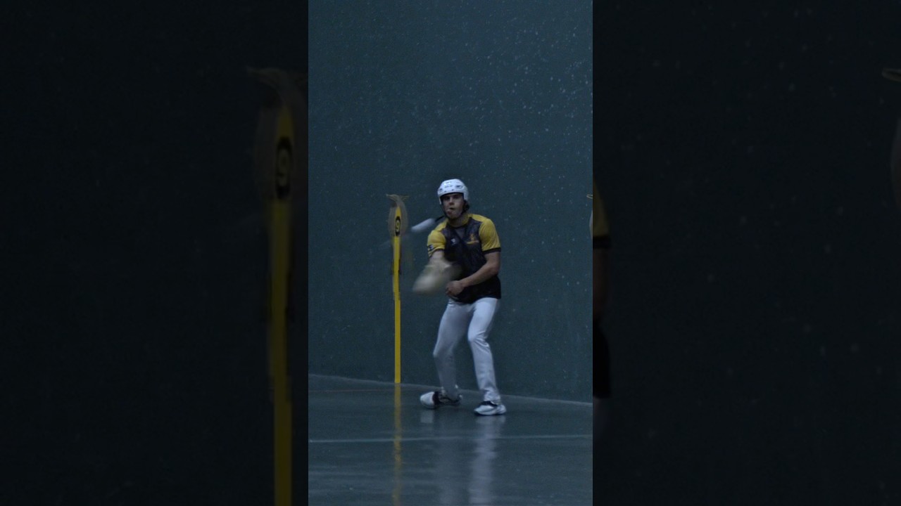 Глубокий укороченный удар для победы 🏆 #jaialai #battlecourt #miami #sports #highlights
