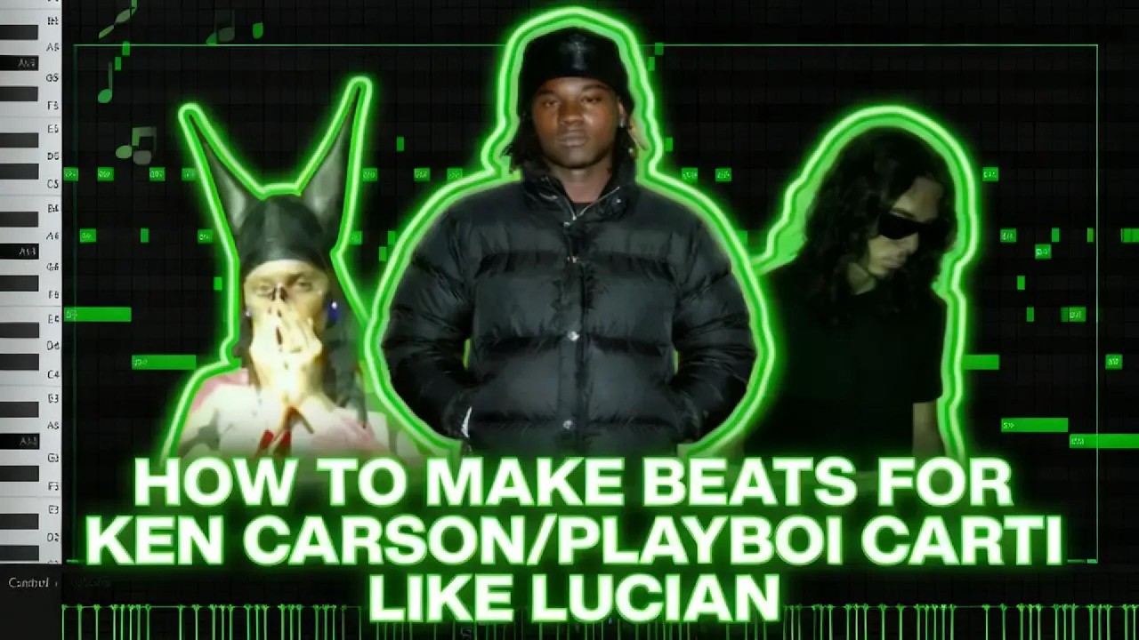 How to make beats for KEN CARSON/CARTI like Lucian (with sanction and maetredz) | FL Studio Tutorial