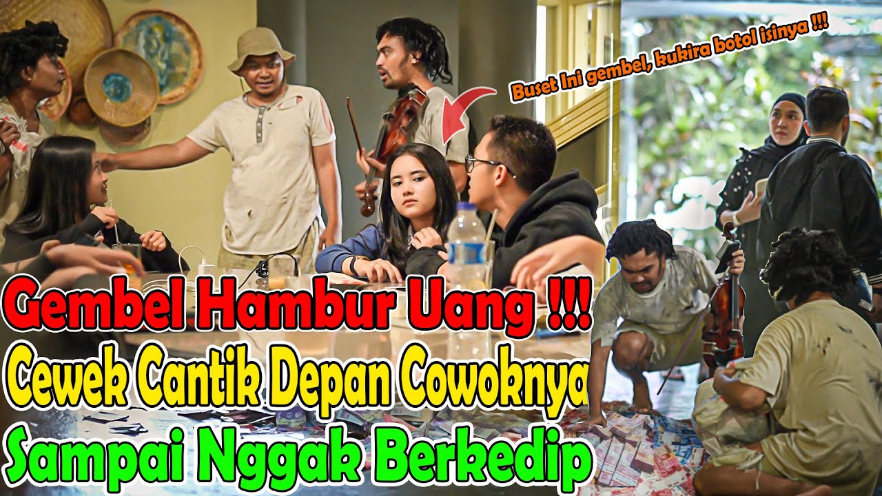 Gembel Hambur UANG, Cewek Cantik Depan Cowoknya Sampai Nggak Berkedip !!! @supersonic8877 @ZanFilms