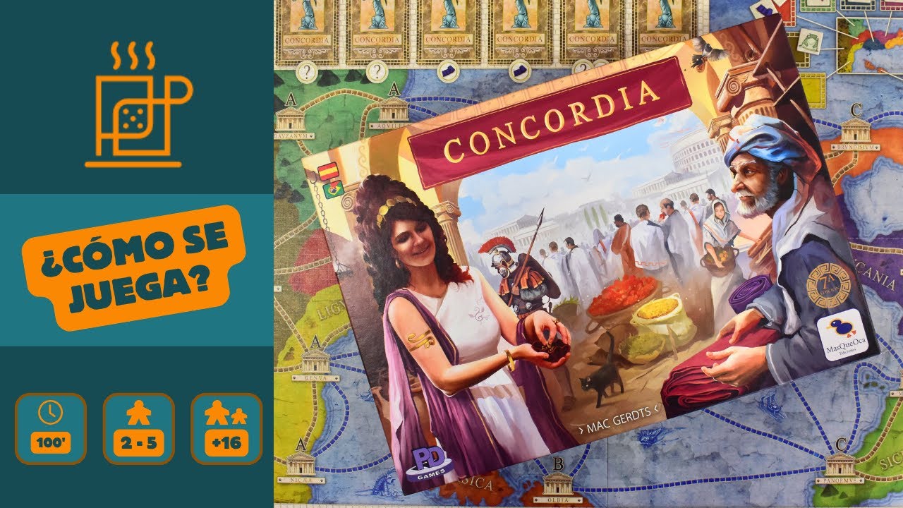 CONCORDIA, Comercio del IMPERIO ROMANO ⚖️🪙 - Aprende a jugarlo!