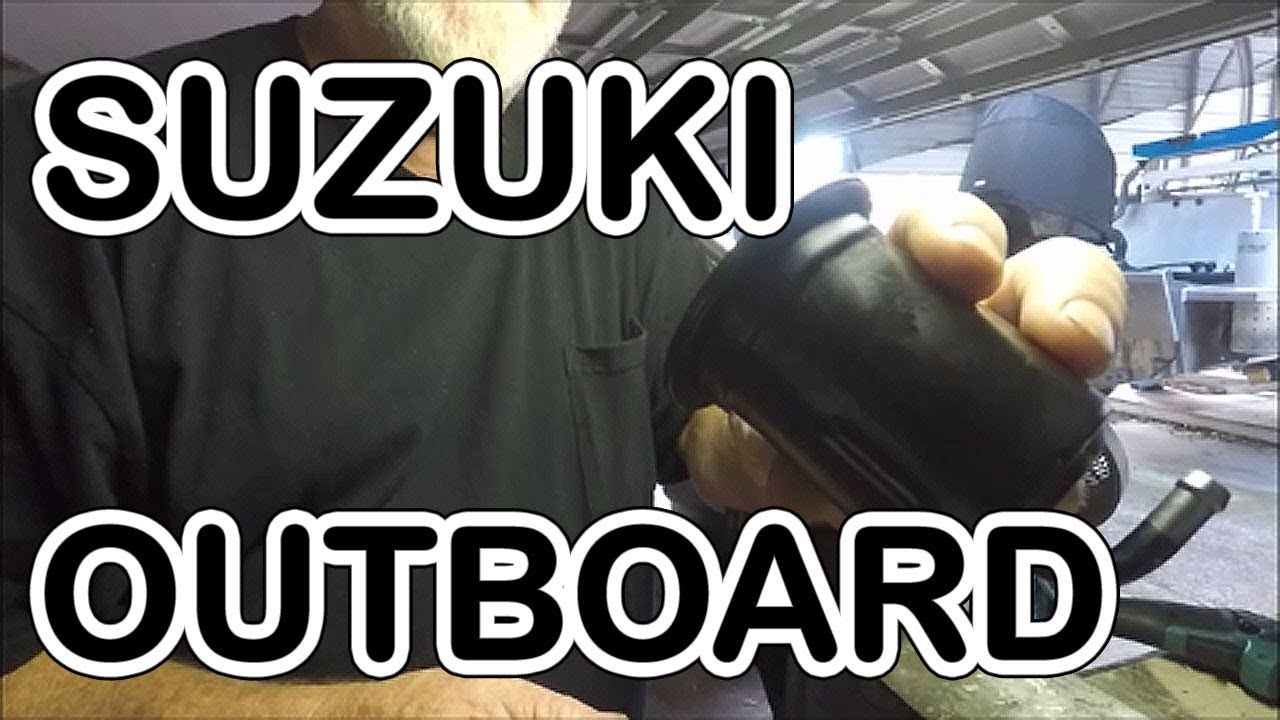 SUZUKI OUTBOARD FILTER ''cut open''