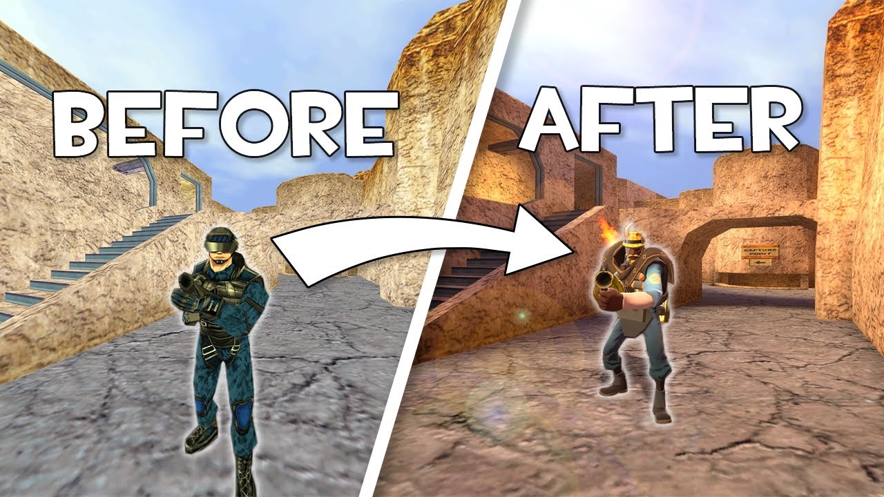 I Remade Team Fortress Classic's Dustbowl in TF2!