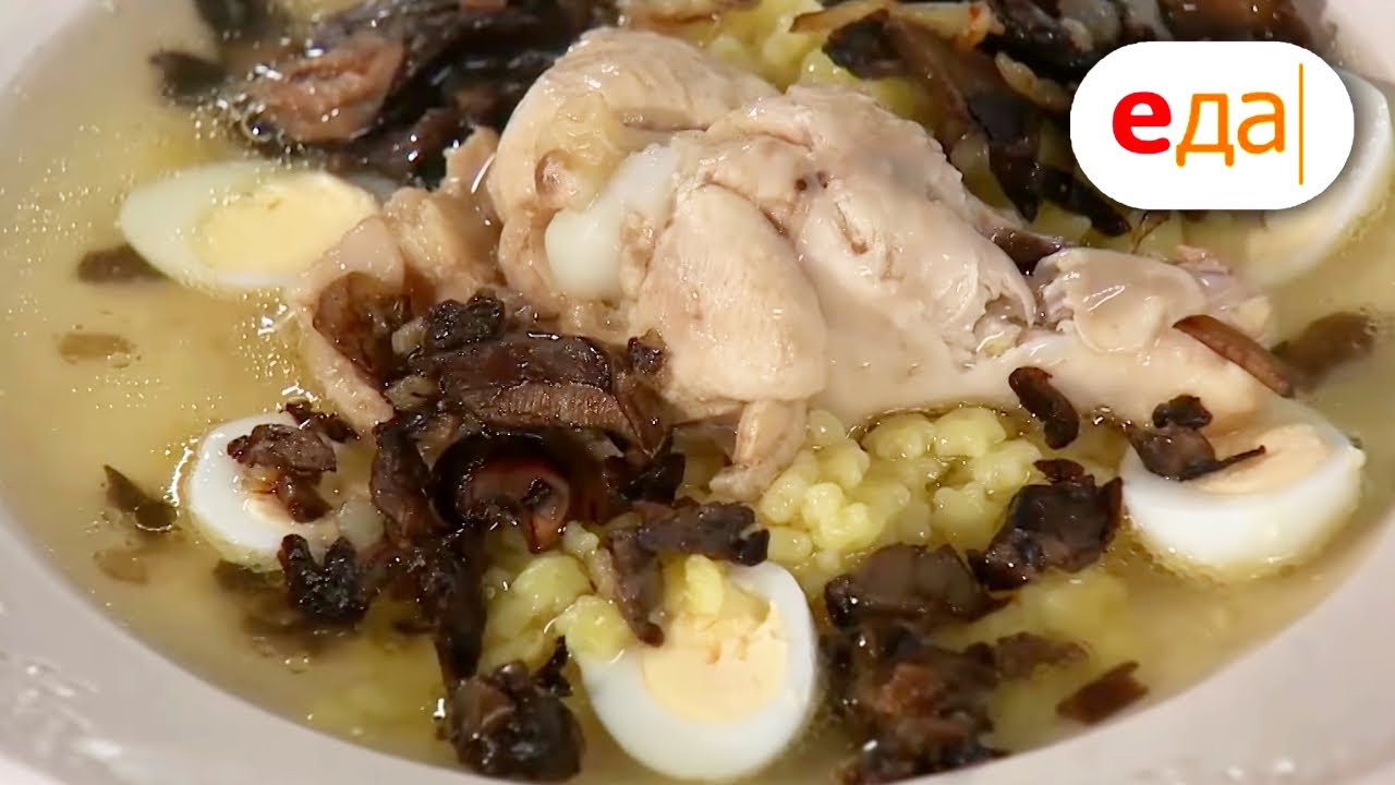 Грибной суп с макаронами и макароны в грибном соусе | Кухня по заявкам | Илья Лазерсон