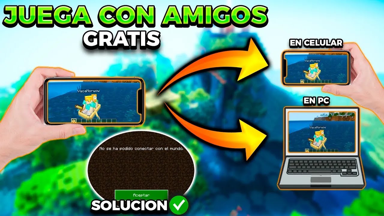 🤩COMO JUGAR MINECRAFT CON UN AMIGO EN CELULAR O PC 2025 | A DISTANCIA 1.21 Y CUALQUIER VERSION⚡