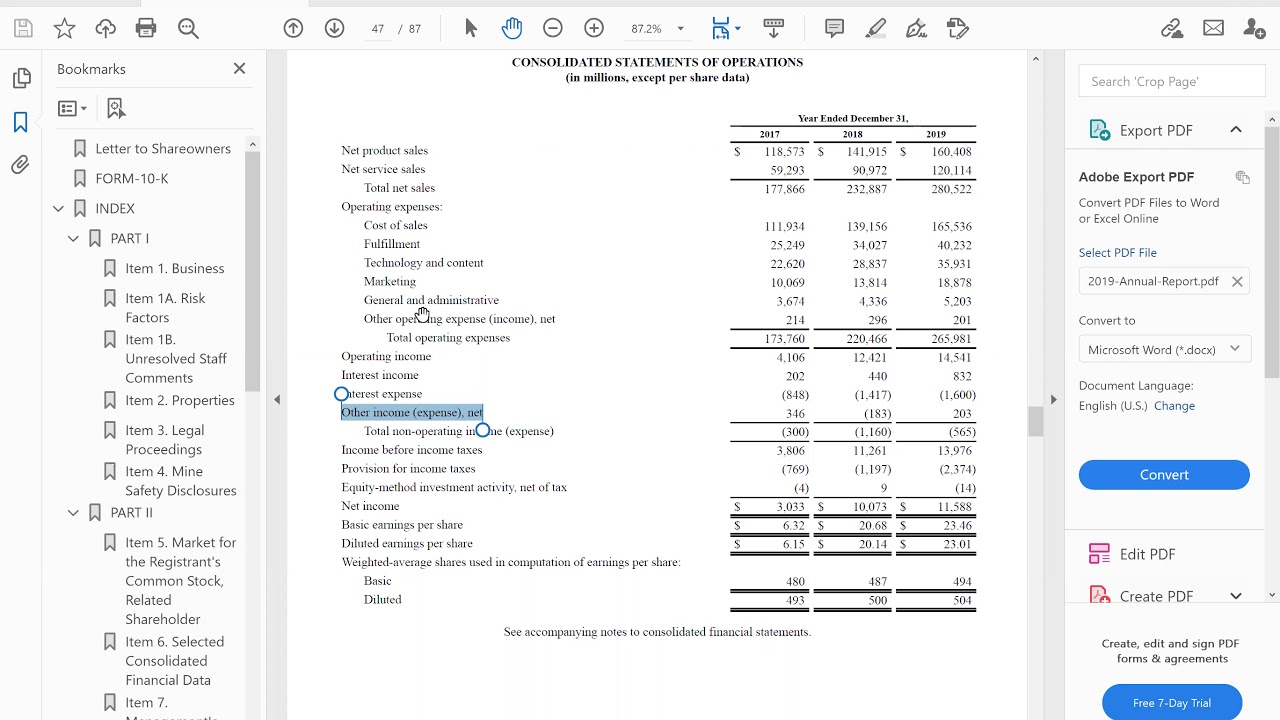 Financial Modeling and Valuation - Amazon December 21