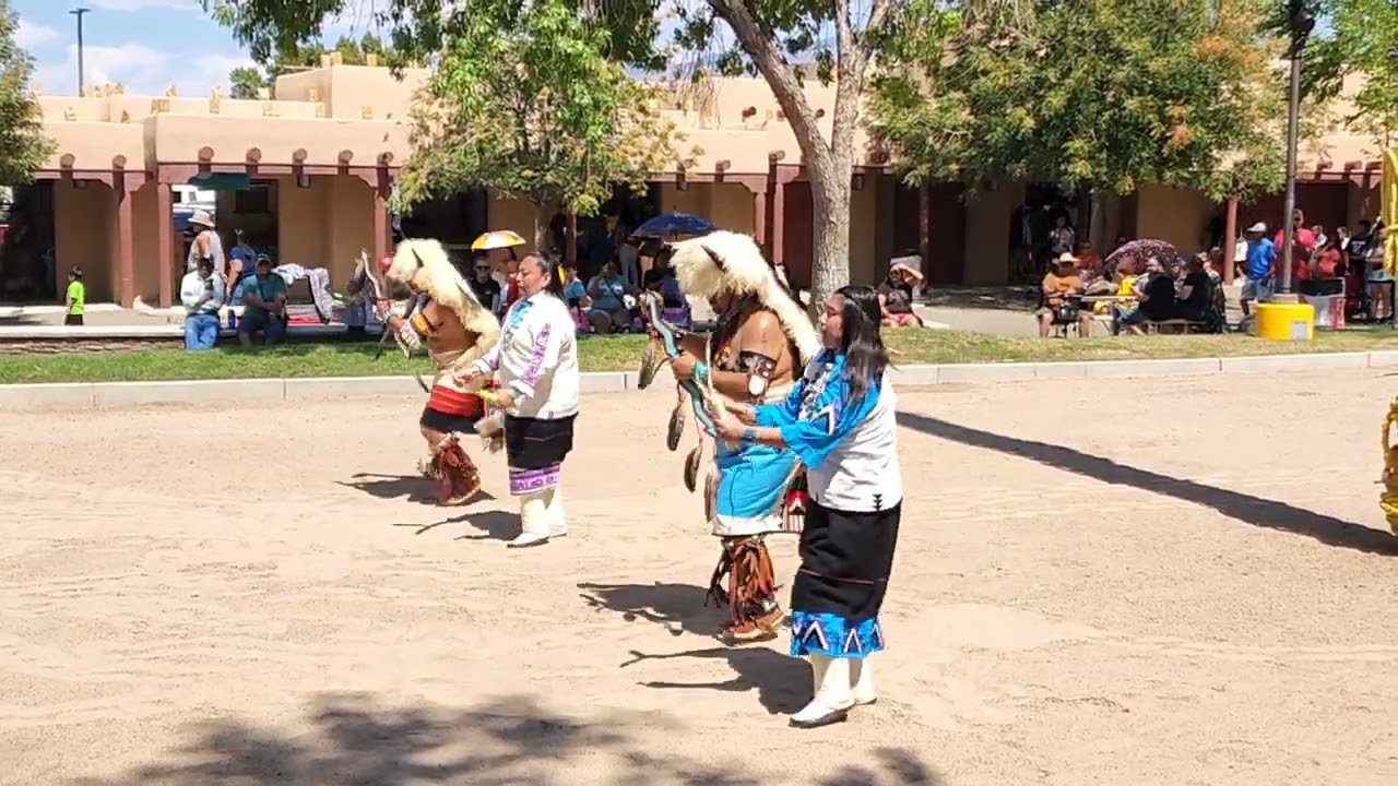 FERNANDO CELICION - WHITE BUFFALO DANCE - Indian Village at the New Mexico State Fair 2023-
