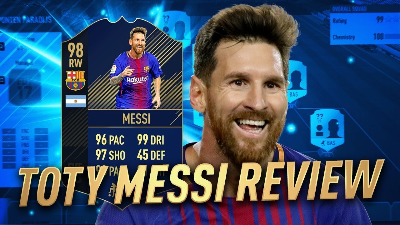 FIFA 18 TOTY MESSI 98 PLAYER REVIEW! THE GREATEST FINESSE SHOT TAKER IN ULTIMATE TEAM!