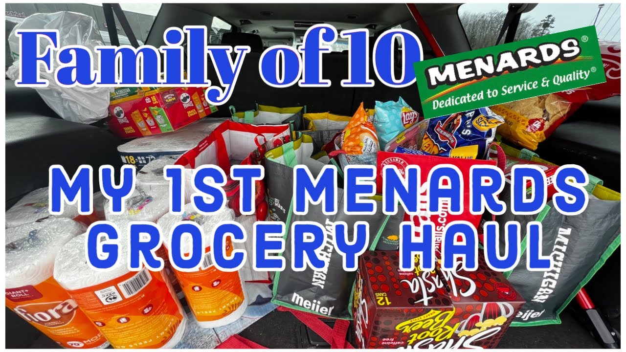 МОЙ ПЕРВЫЙ ПОКУП В MENARDS ДЛЯ НАШЕЙ СЕМЬИ ИЗ 10 ЧЕЛОВЕК 😉😊