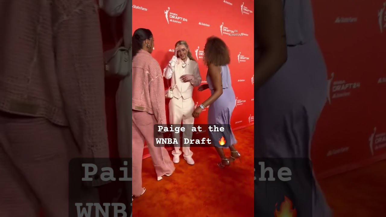 Paige Bueckers At The WNBA Draft 🔥 