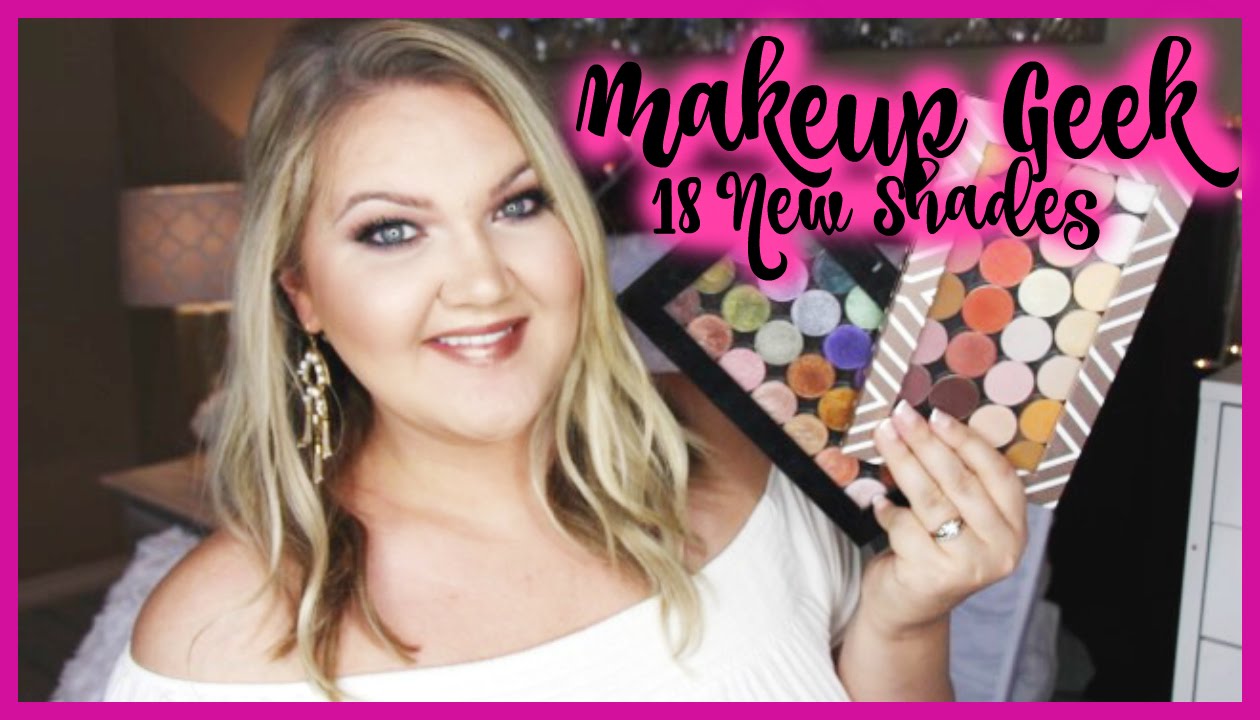 18 NEW MAKEUP GEEK EYESHADOWS | SWATCHES + COMPARISONS