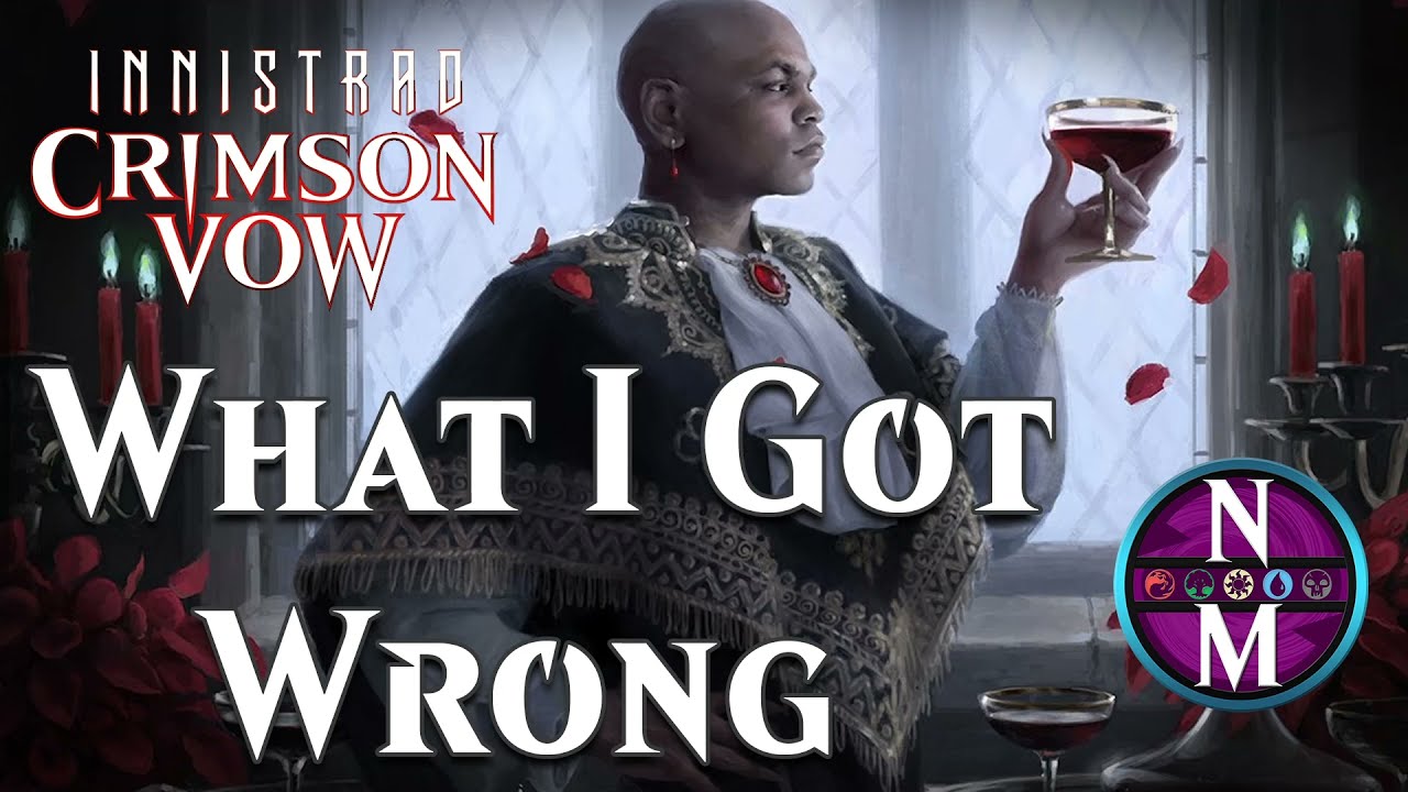 What I Got Wrong in my Crimson Vow Set Review | Magic: the Gathering | Nizzanotes #18