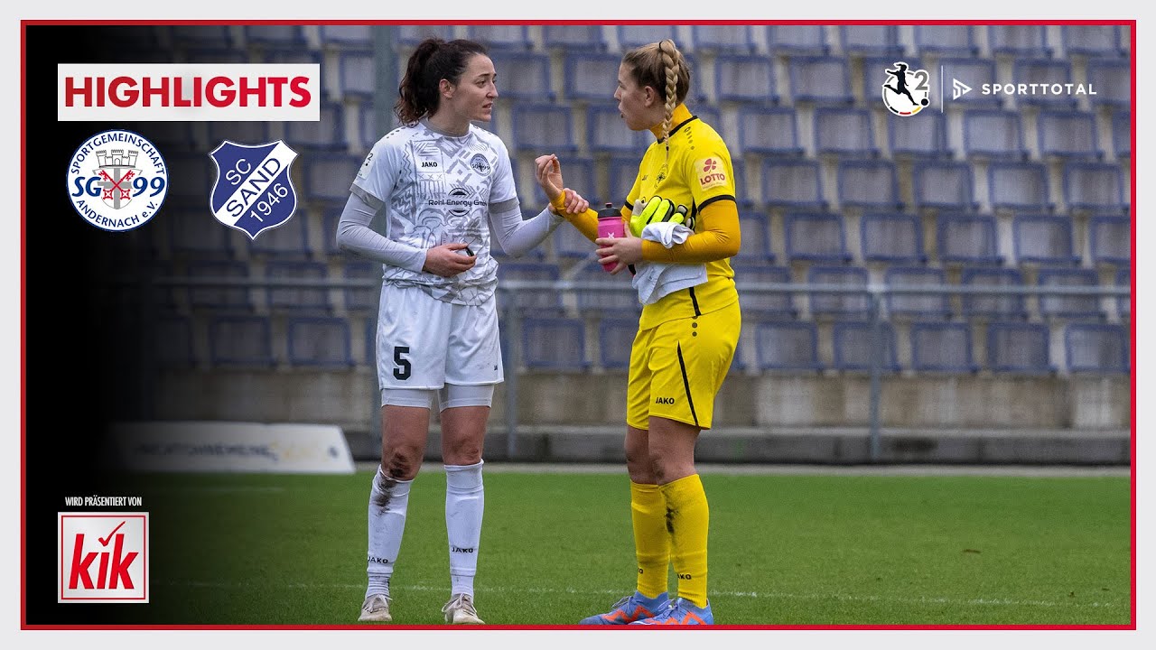 Der höchste Sieg der Saison?! | SG 99 Andernach vs. SC Sand | 2. Frauen Bundesliga