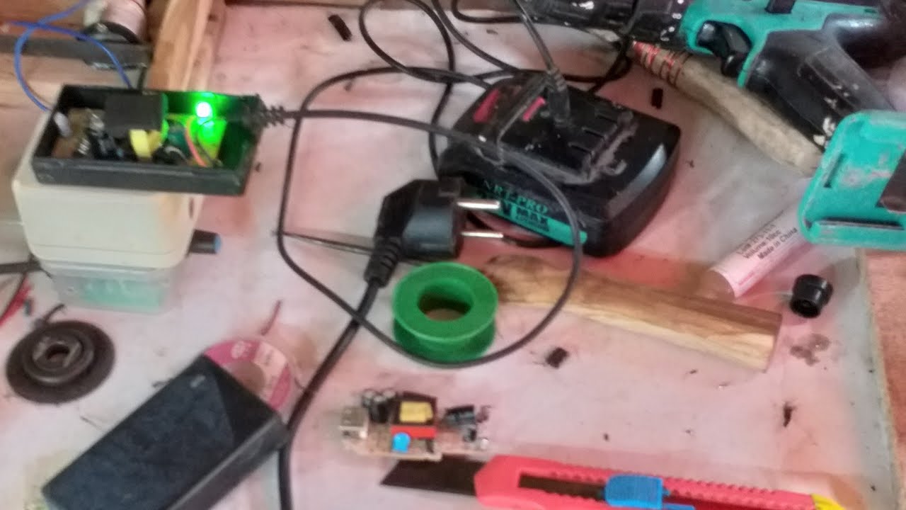 Cara service charger bor cordless