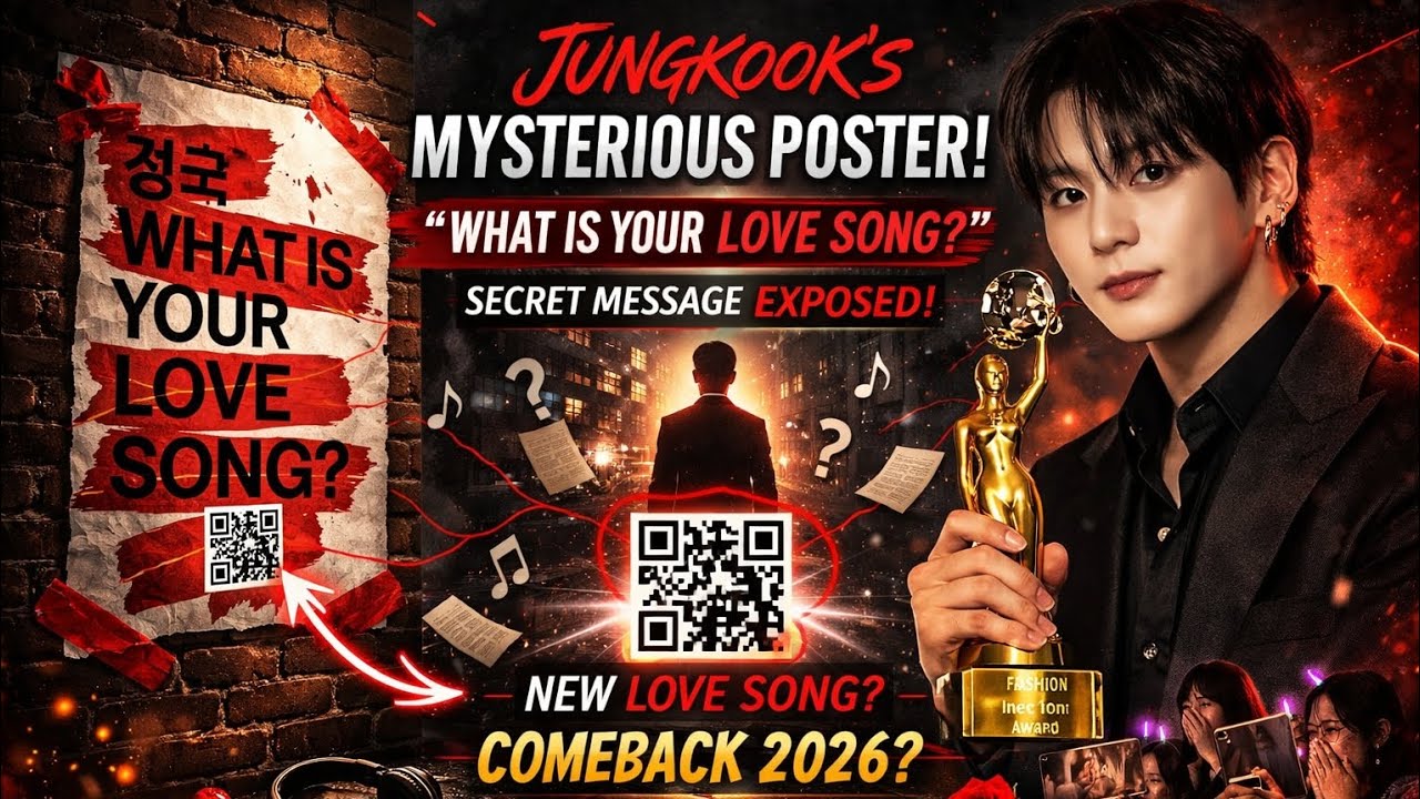 Jungkook's Secret Code Revealed? This Poster Is Allegedly the Start of a Big Project!