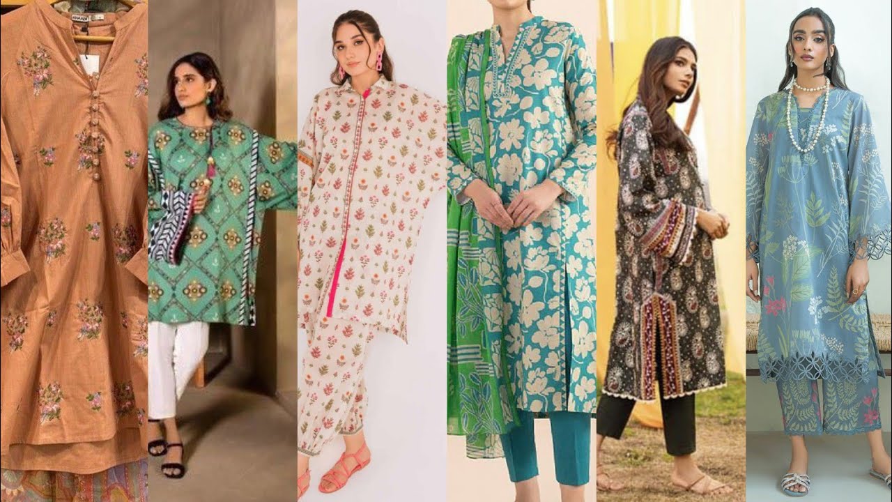 TopTrendy Summer lawn kurti design 😱 for girls #2024 #summer2024 #eid2024