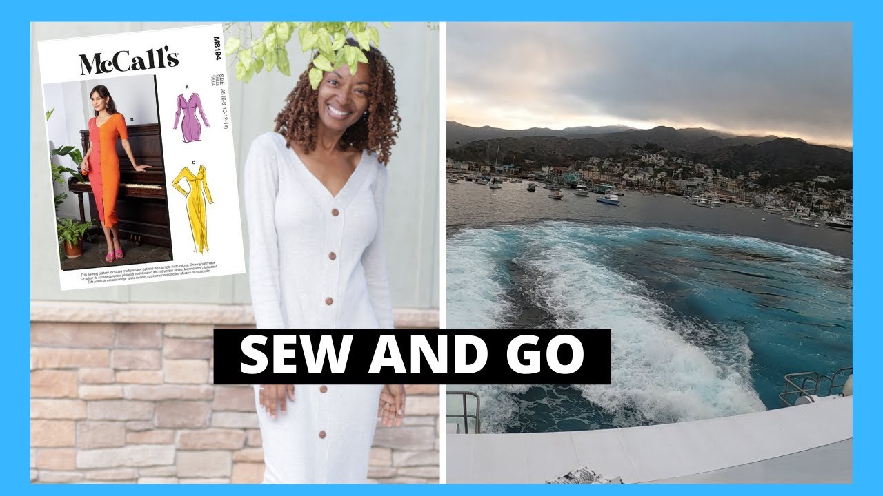 An island for a day? Okay! [McCall's 8194, a BODYCON DRESS]