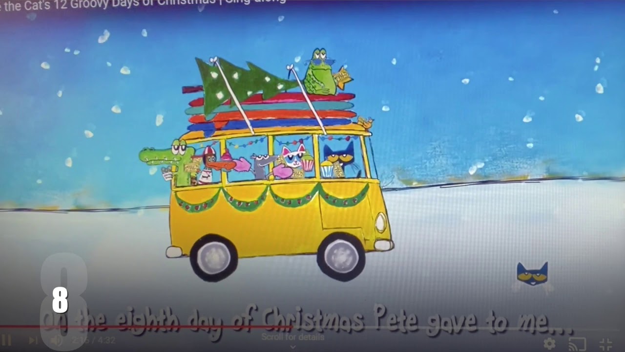 Pete the Cat's 12 Days of Christmas