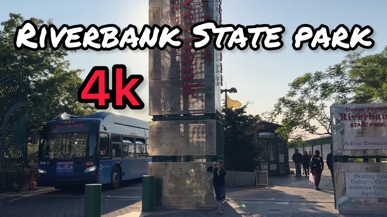 Walking Tour Riverbank State park NYC 4K