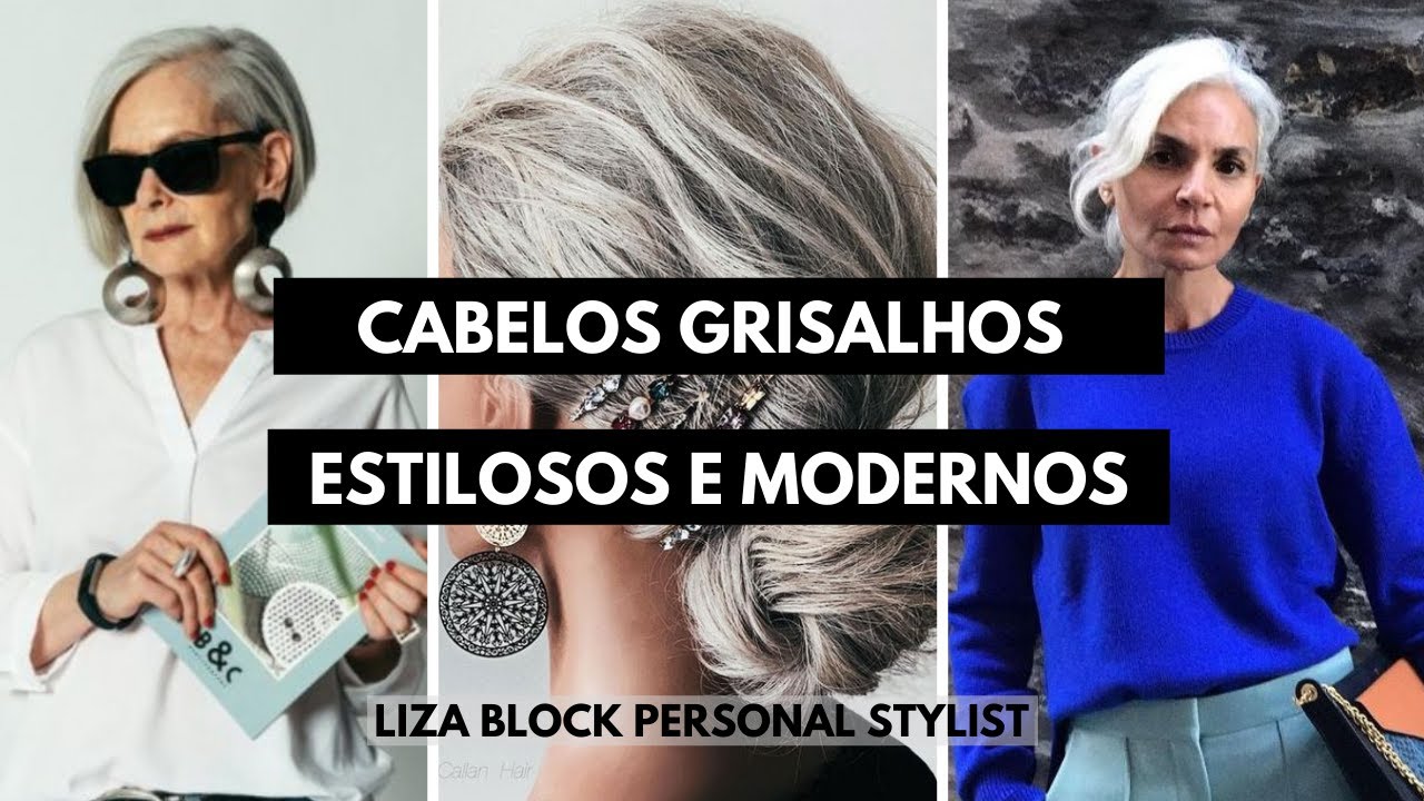 Como Adotar os Cabelos Grisalhos de Forma Moderna | Liza Block