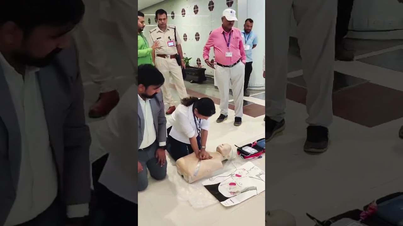 AEDs installed at Pune Airport &mdash; fast emergency response to save lives ❤️✨