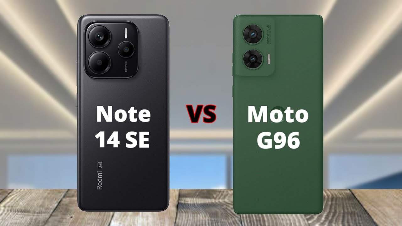 Redmi Note 14 SE vs MOTO G96