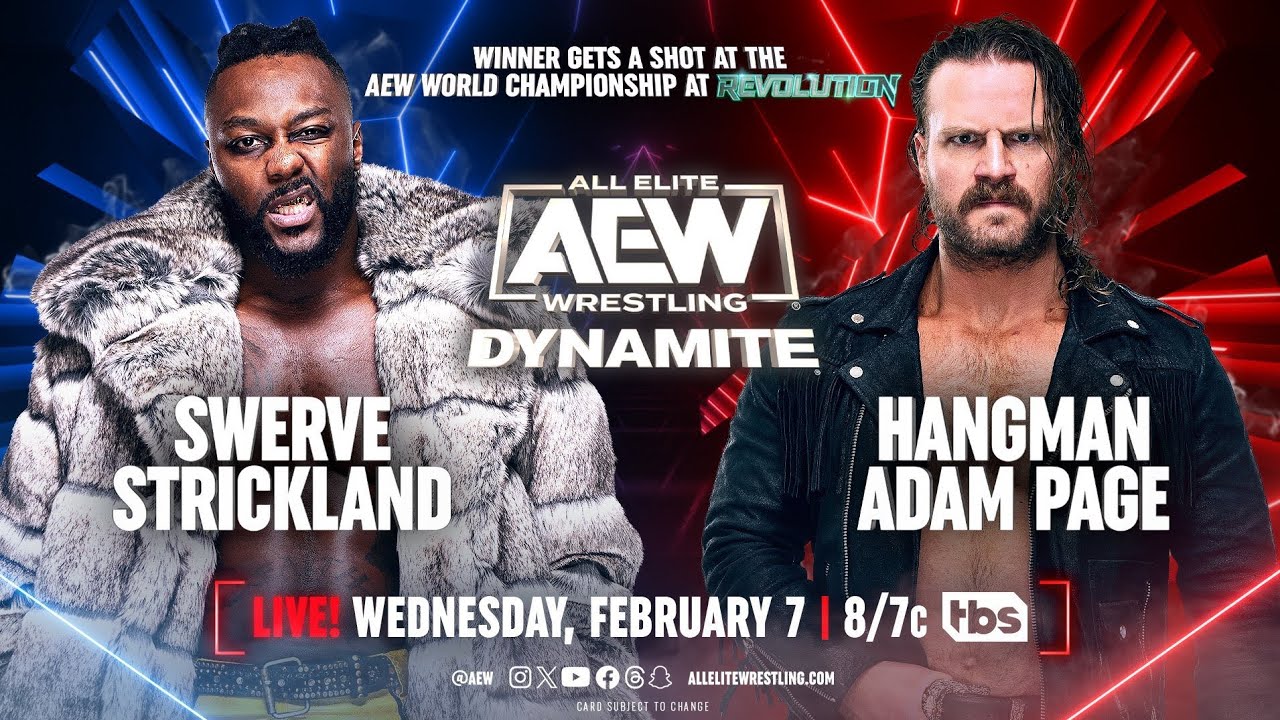 Swerve Strickland Vs Hangman Page - AEW Dynamite 7/2/24 - Highlights.