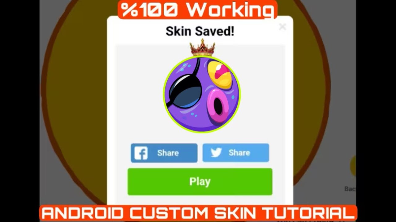 AGARIO CUSTOM SKIN TUTORIAL (AGARIO MOBILE)