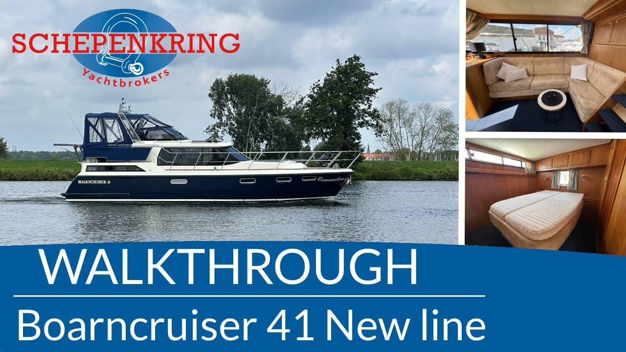 Boarncruiser 41 New Line for sale Walktrough | Schepenkring jachtmakelaars | Krekelberg Nautic