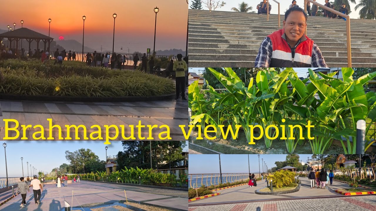 Brahmaputra View point at Guwahati.
