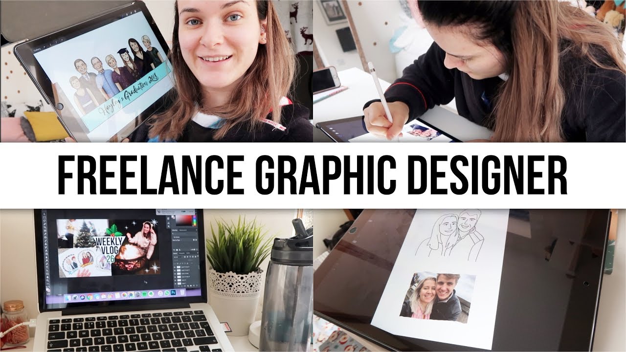 A DAY IN THE LIFE OF A... Freelance Graphic Designer | #FreelanceFriday