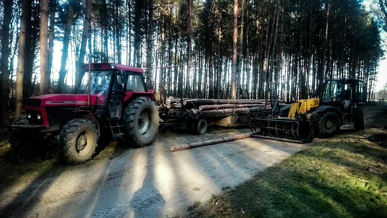 Codzienne Obowiązki & Wyprawa do Lasu 2018 [GoPro5] |JCB 530.70|Ursus 1614|