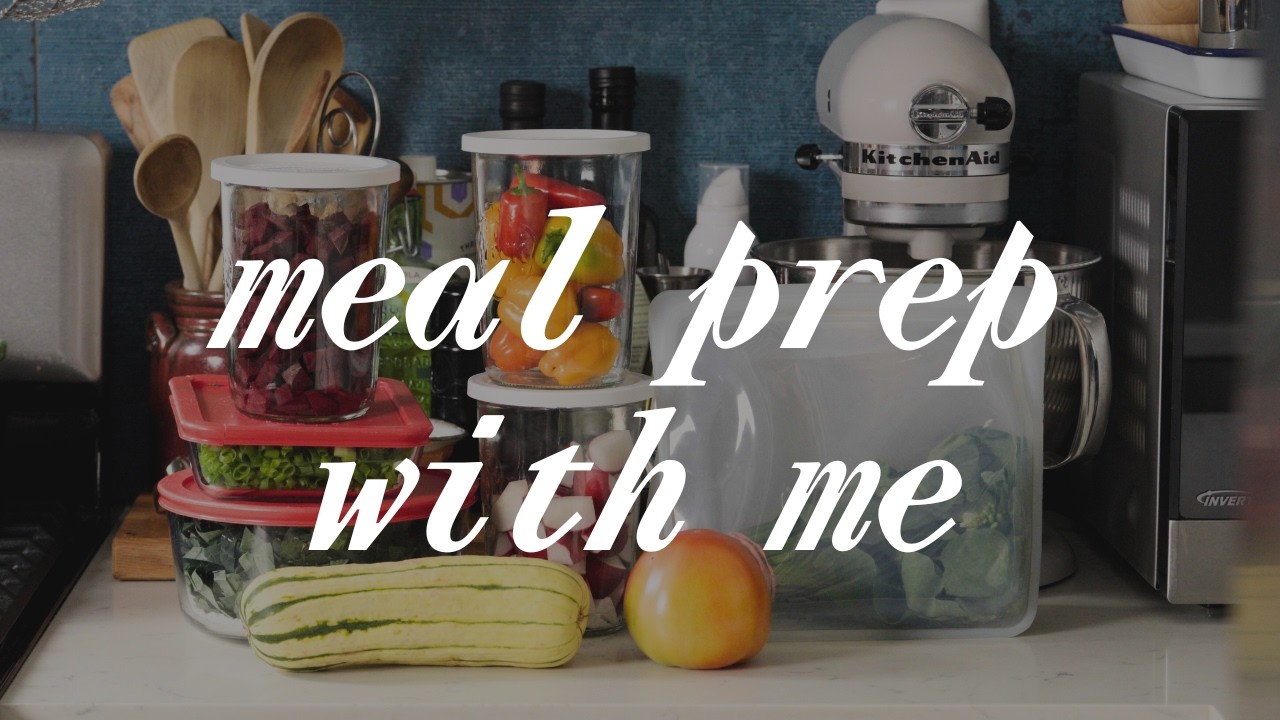 Clean and meal prep my CSA produce box with me