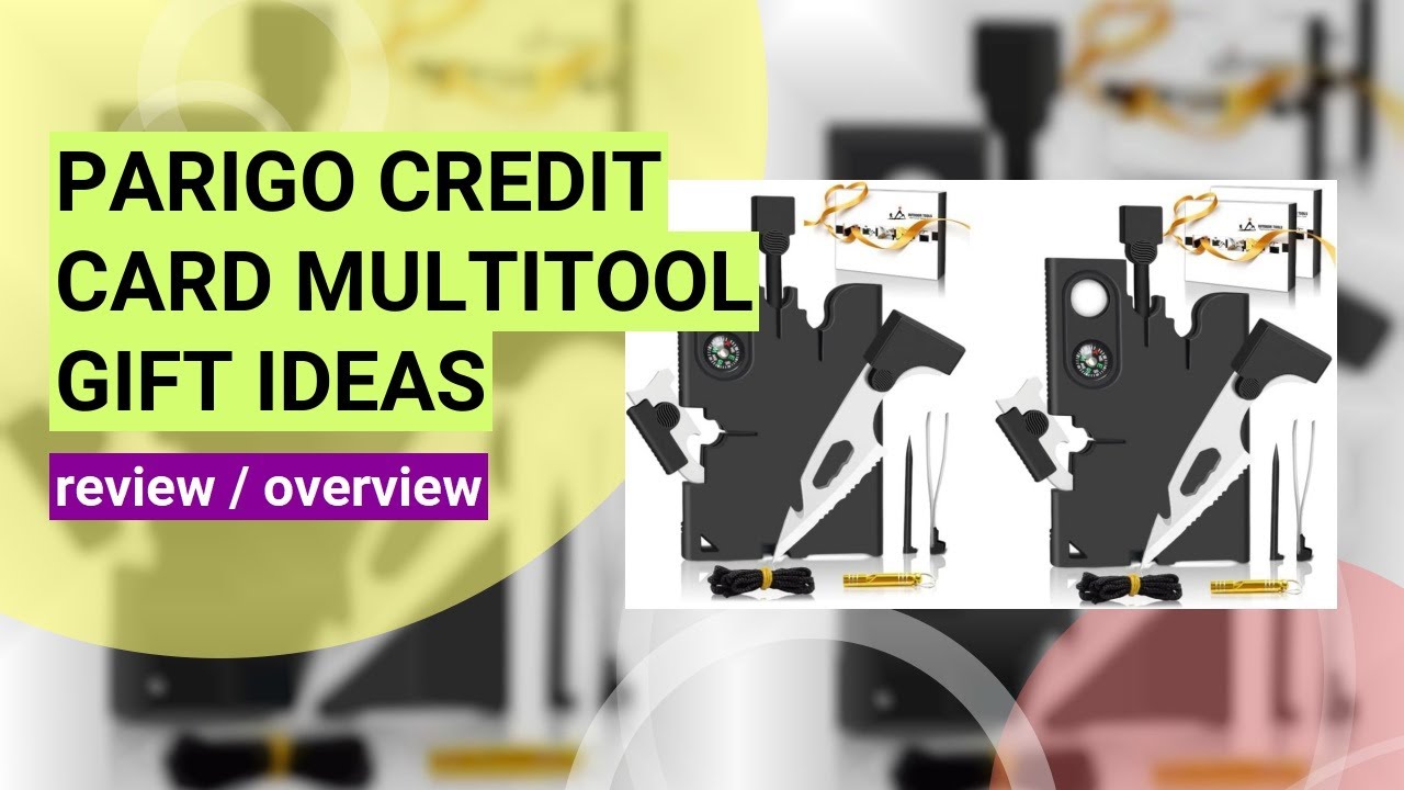 Review: PARIGO Upgraded Credit Card Multitool - The Ultimate Stocking Stuffer?