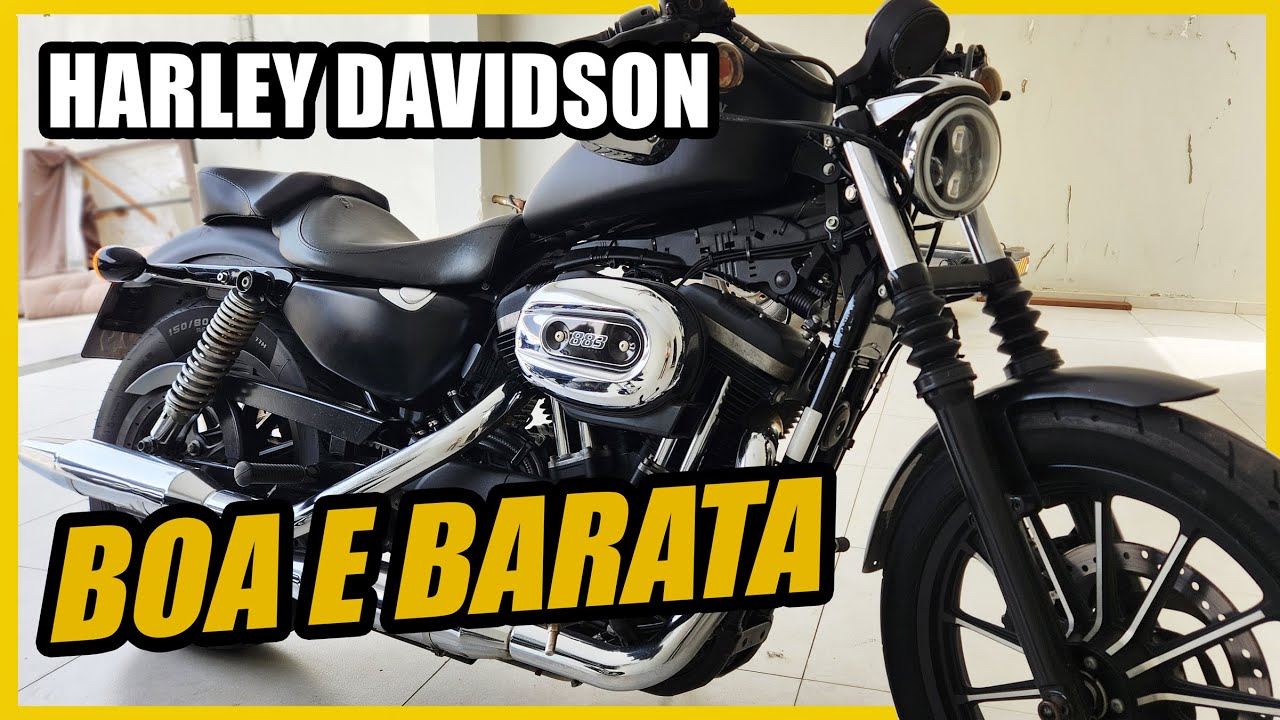 HARLEY DAVIDSON 883 IRON *A MOTO MAIS BARATA E ESTILOSA DA HARLEY DAVIDSON*