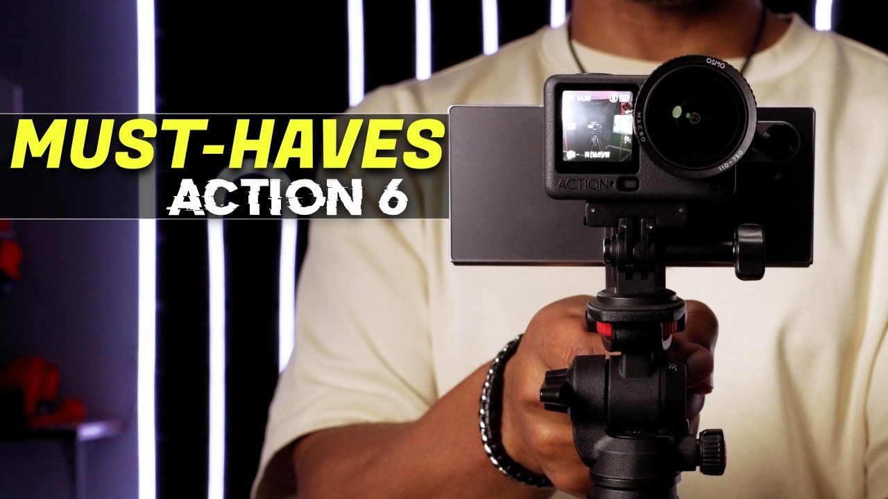 DJI Osmo Action 6: Must-Have Accessories for Better Shots (Macro Lens + Mini Tripod)