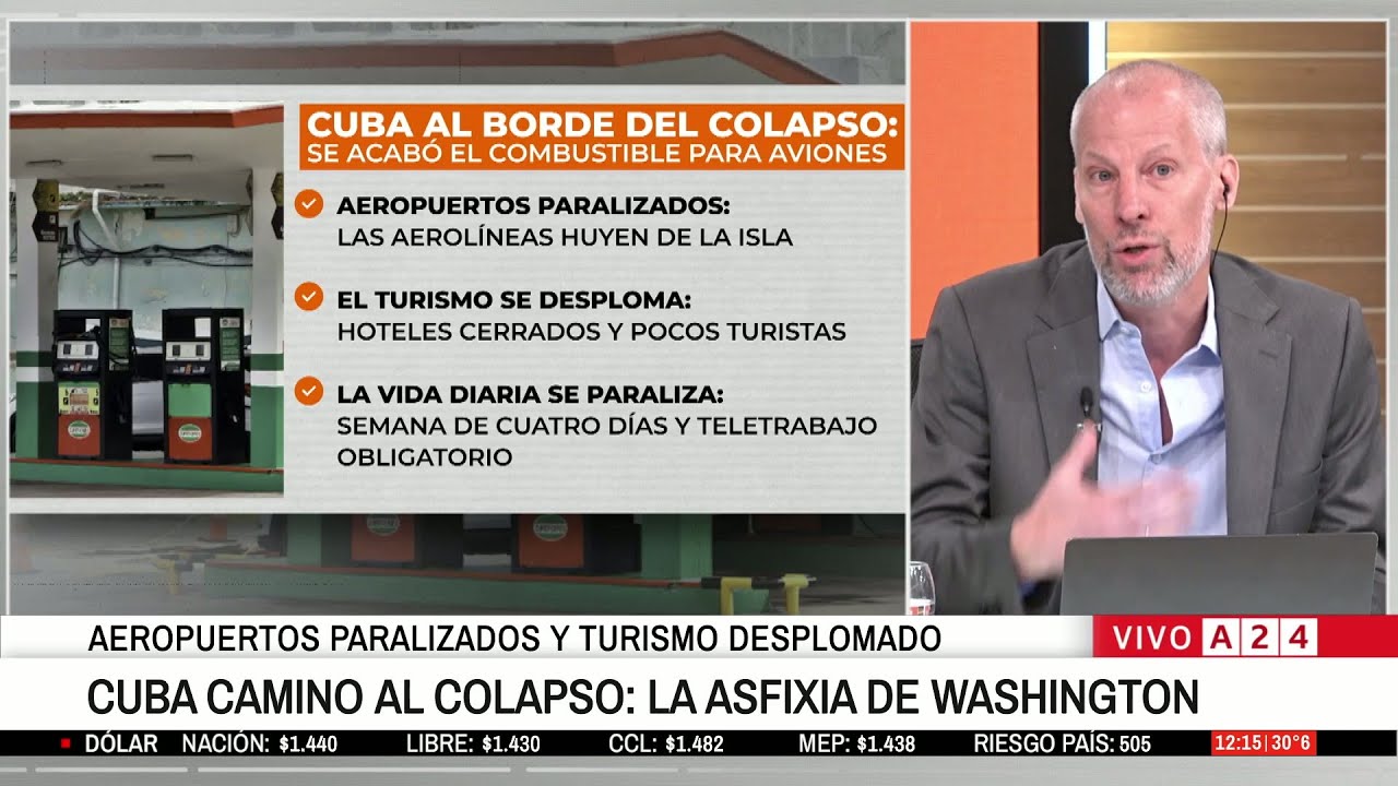 📢 CUBA CAMINO AL COLAPSO: FALTA DE PETRÓLEO Y AISLAMIENTO