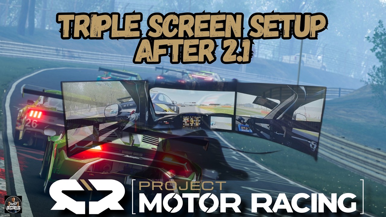 Project Motor Racing | Настройка трех мониторов после обновления 2.1!