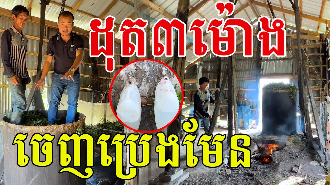 ទម្រាំចេញ​ រម្ងាស់៣ម៉ោង​ ប្រេងហូរមកឈ្ងុយពេញភូមិ