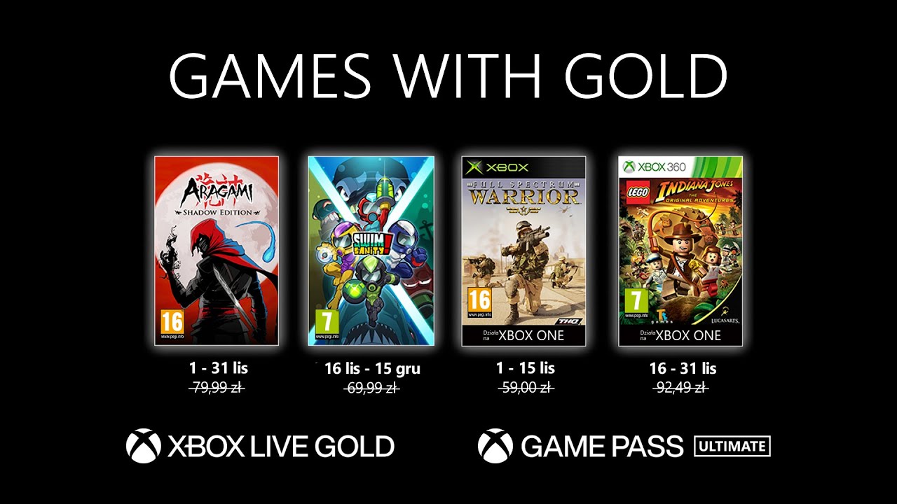 Games with Gold | Listopad 2020 cz. 1 | Xbox XY Extra