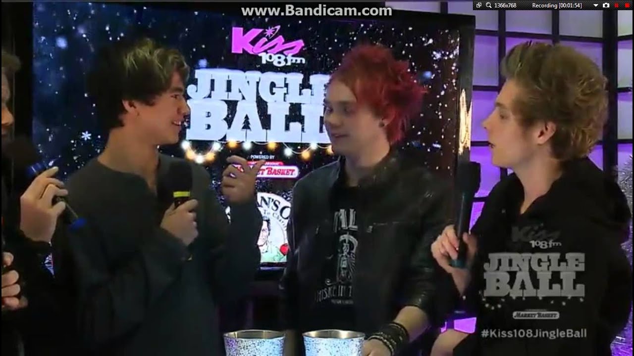 5SOS Kiss 108 interview Jingle Ball