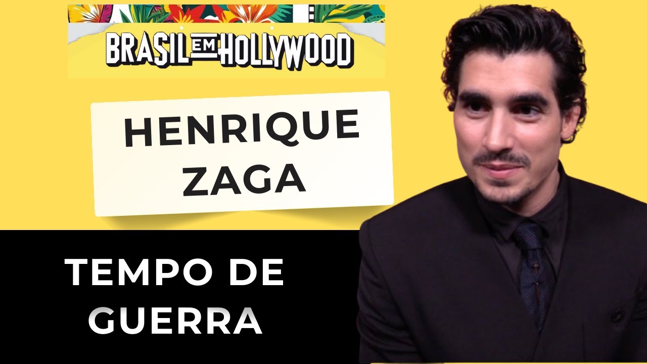 Ator brasileiro Henrique Zaga fala sobre Tempo de Guerra.