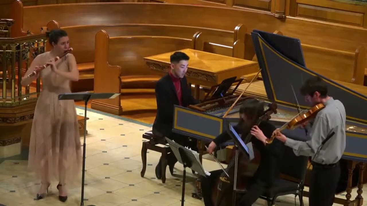 C. P. E. Bach, Sonata in D minor for flute, violin, and bass Wq 145