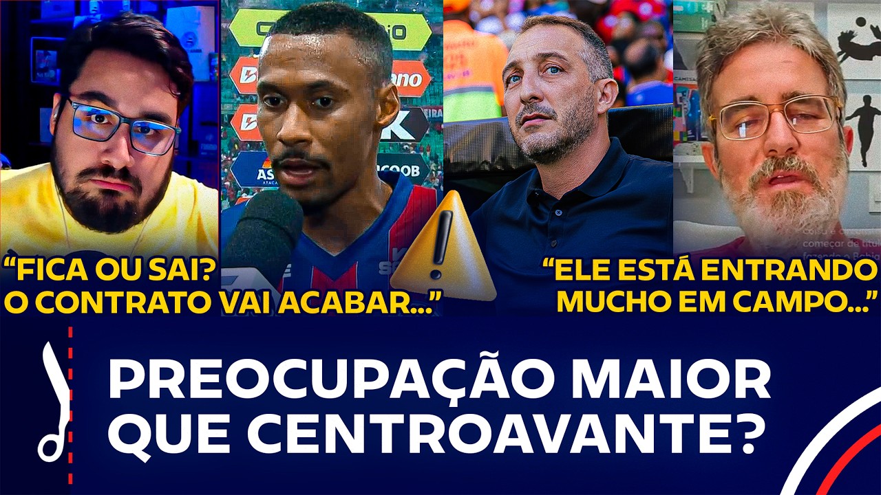 🚨 TURBULÊNCIA NO ATAQUE? BANCADA COMENTA FASE ESTRANHA DE ADEMIR E SEU FUTURO NO BAHIA!