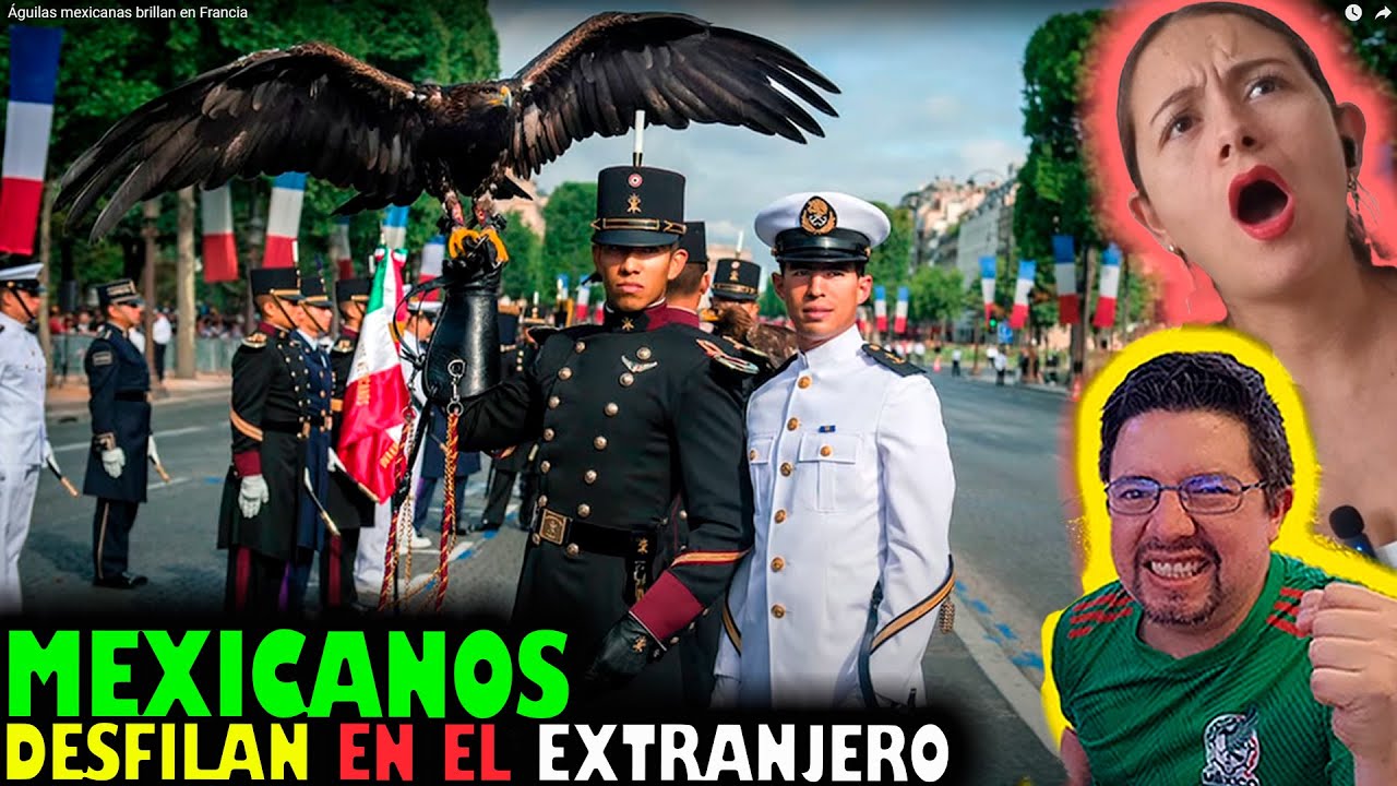 SUBLIME | DESFILE MILITAR MEXICANO en CHINA, PARIS y PERU | Águilas MEXICANAS por el MUNDO
