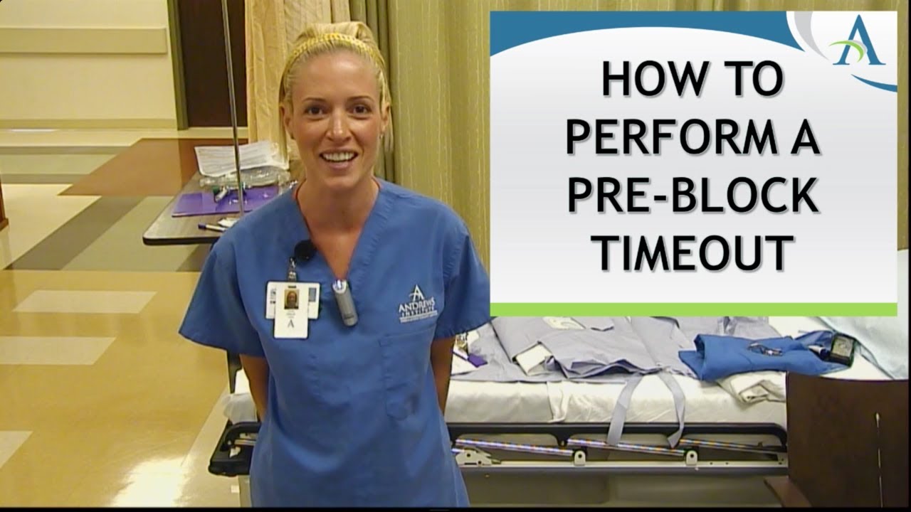 How to Perform a Pre-Block Timeout