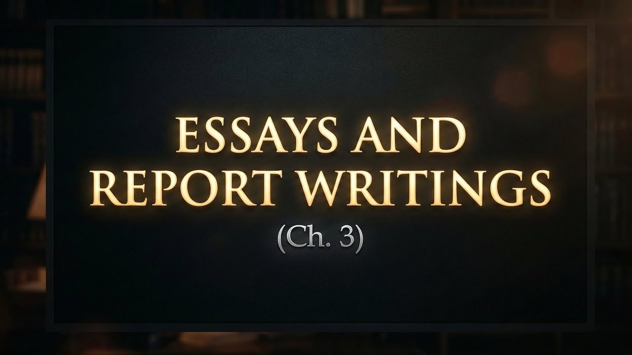 Essays and Report Writings (Ch. 3) | Unit 2|Hindi Summary | Success in Academic Writing 