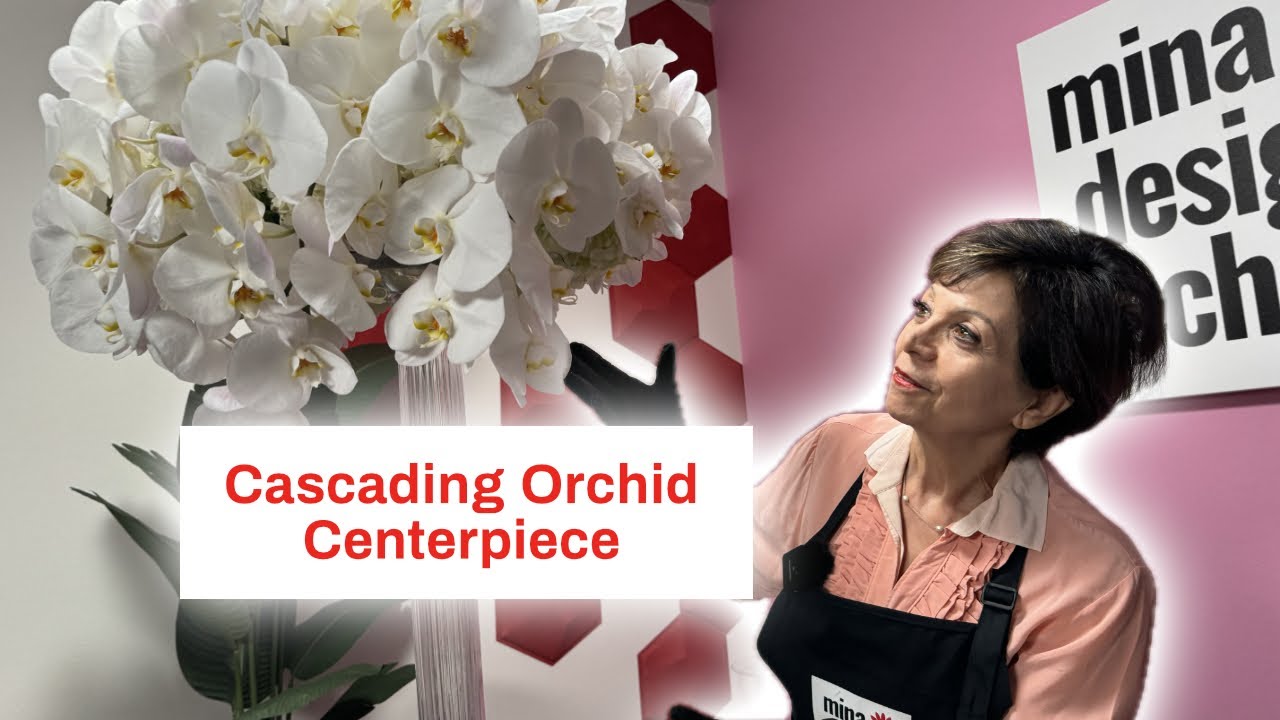 Cascading Orchid Centerpiece in Just 5 Minutes (DIY Floral Tutorial)