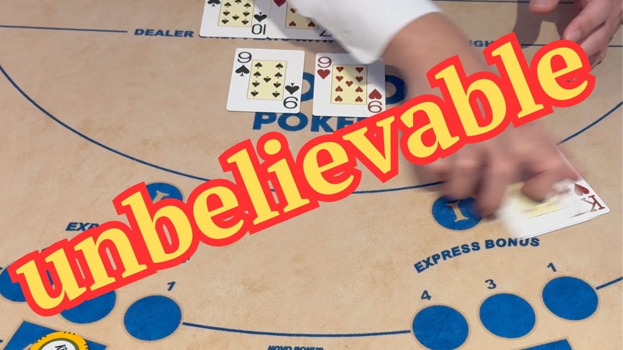 Novo Poker ! unbelievable