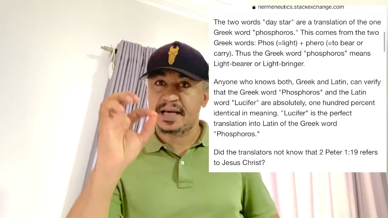 Lucifer; The Whole Truth Why Christ Is The Lucifer.