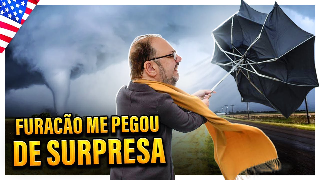 FURACÃO ME PEGOU DE SURPRESA QUANDO FUI MOSTRAR TERRENO PRA CONSTRUIR NOS EUA